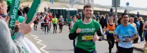 Macmillan Cancer support runner