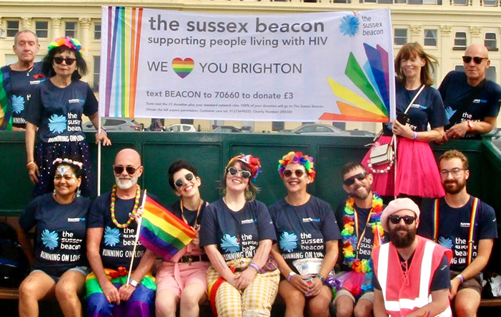 Beacon supporters at Pride