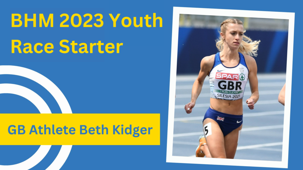 Beth Kidger Race Starter at Brighton Youth Races